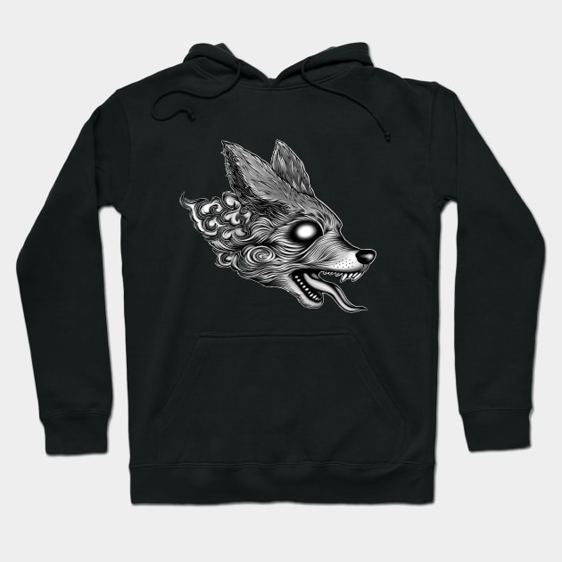 Hungry Wolf of Fate Hoodie by Eve Shmeve